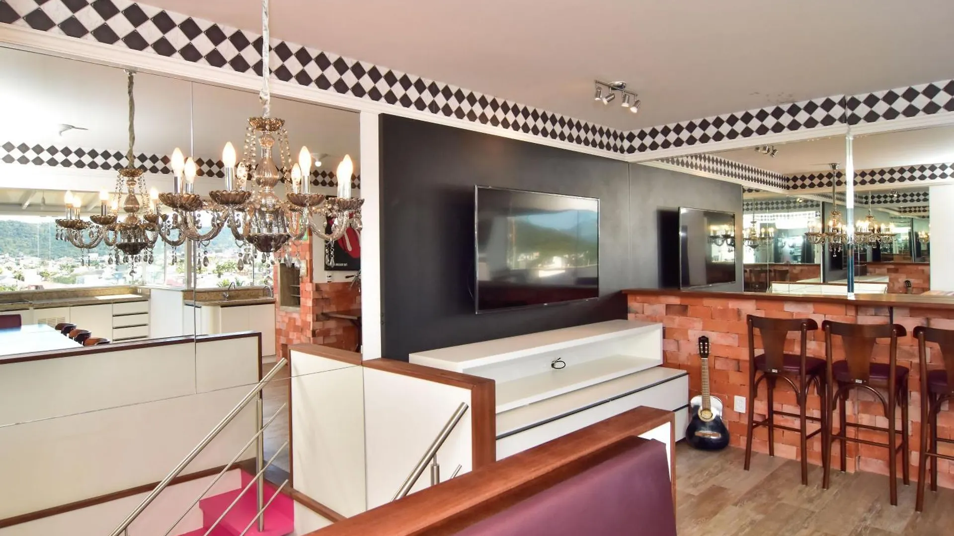 Апартаменты Cobertura Duplex C/ Area Gourmet Em Jurere P1089 Флорианополис
